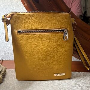 Montana West Mustard Crossbody Bag